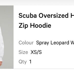 Lululemon Scuba Oversized Half Zip Hoodie Size XS/S